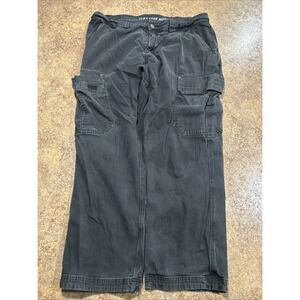 Duluth Trading Co Flex Fire Hose Cargo Pants Black 38x30 Workwear Mens